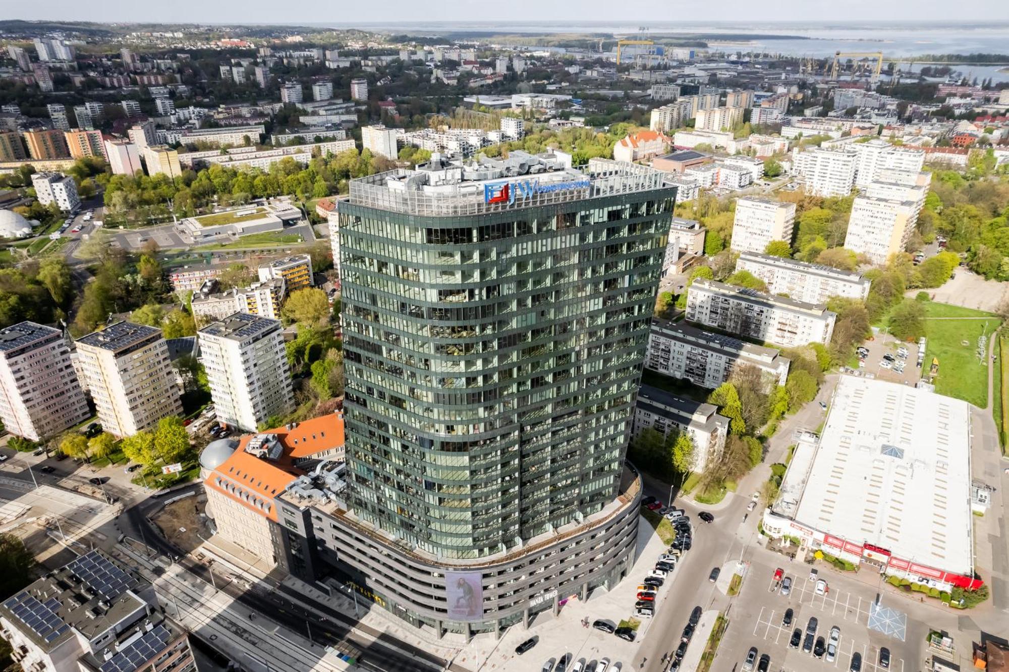 Hanza Tower Apartment No. 533 - 5Th Floor, Balcony, Swimming Pool Stettino Esterno foto